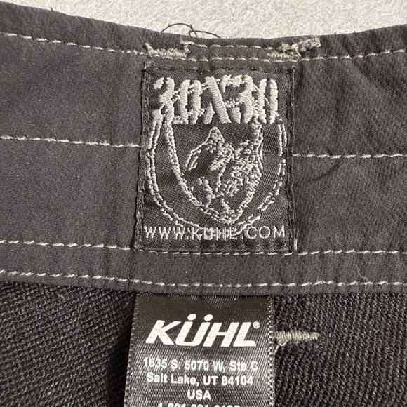 PANTS CARGO KUHL  Woman 16  Black Destroyr Stretch  Outdoor Hiking Zip Pockets - Picture 4 of 11